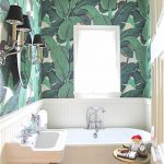 Salle de bain style jungle 