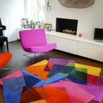 Tapis motifs colorés 