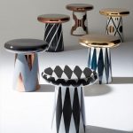 Plusieurs petites tables basses design 