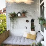 Balcon avec banquette 